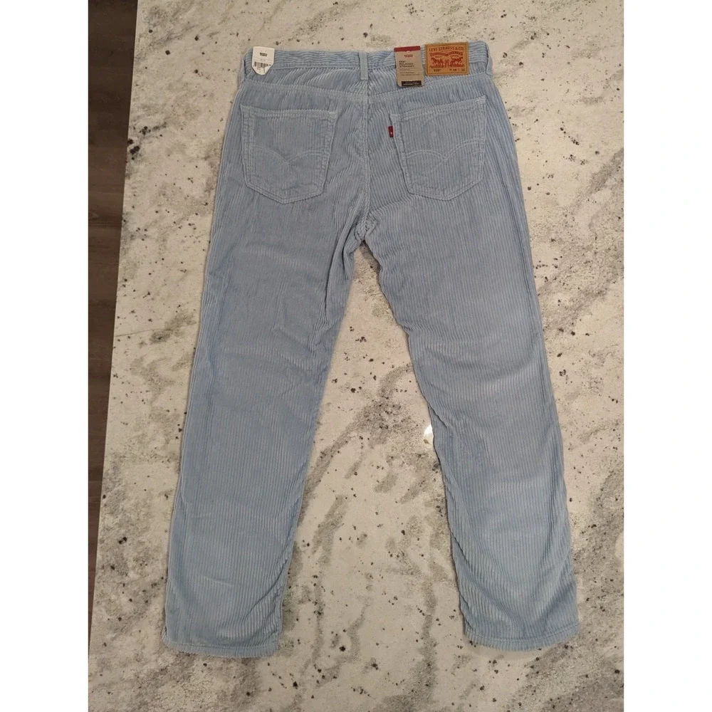 Levi's 559 Corduroy Relaxed Straight Light Blue‎ Men's 36x32 Thick Jeans